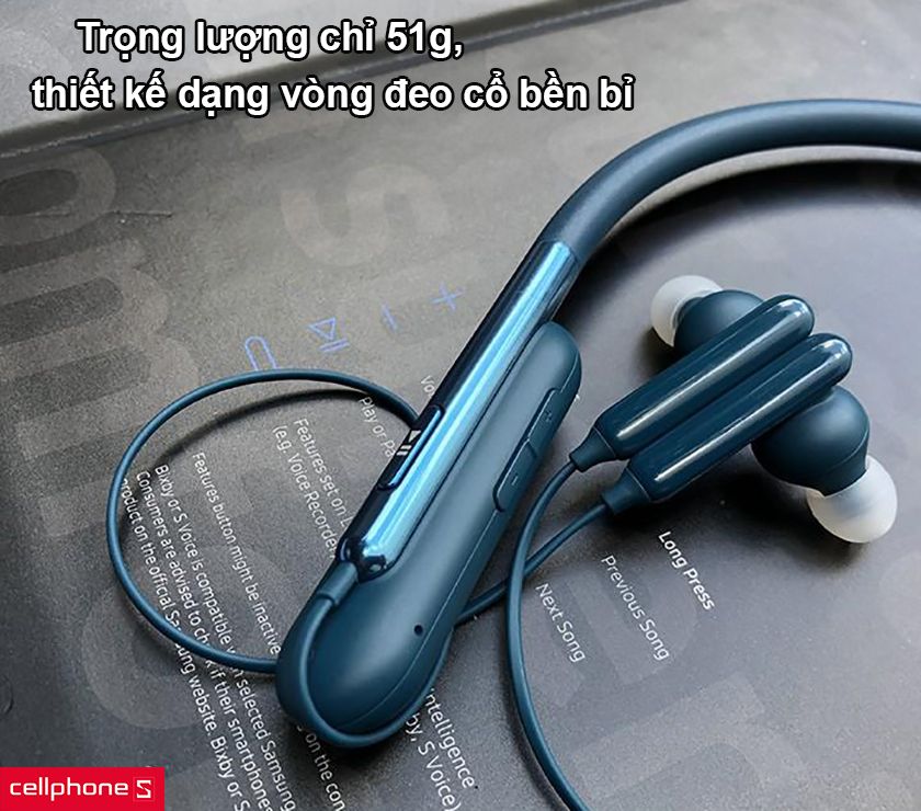 Trọng lượng chỉ 51g, thiết kế dạng vòng đeo cổ bền bỉ