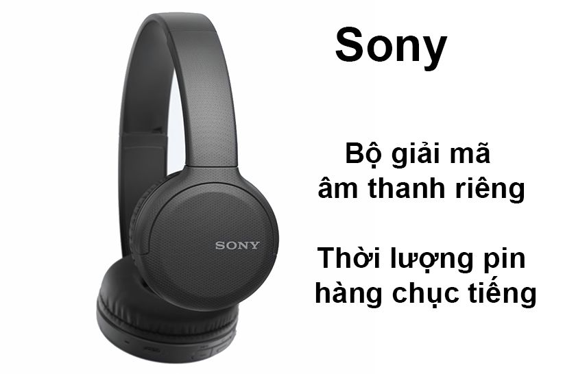 Tai nghe chụp tay sony
