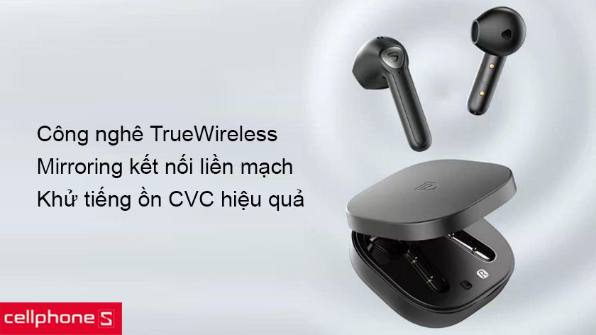 Công nghệ TrueWireless Mirroring và công nghệ khử tiếng ồn CVC tiên tiến