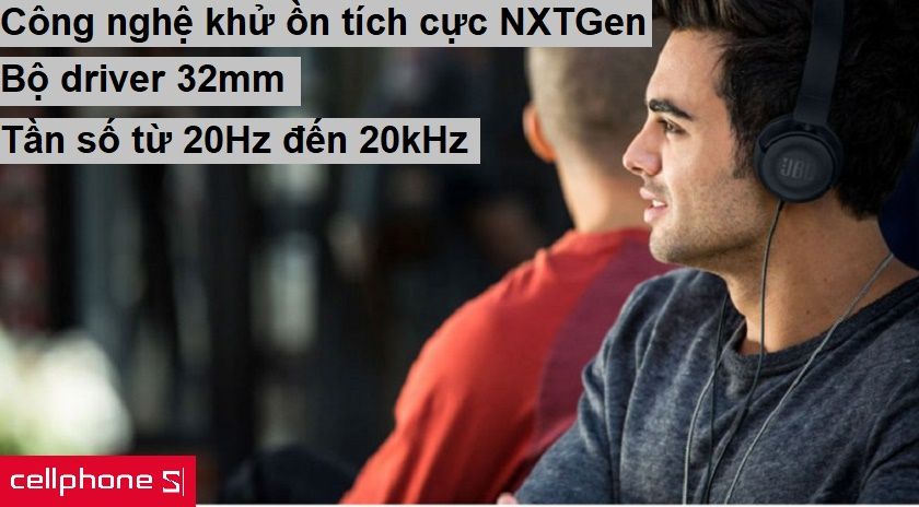 Sở hữu công nghệ khử ồn tích cực NXTGen cùng bộ driver 32mm