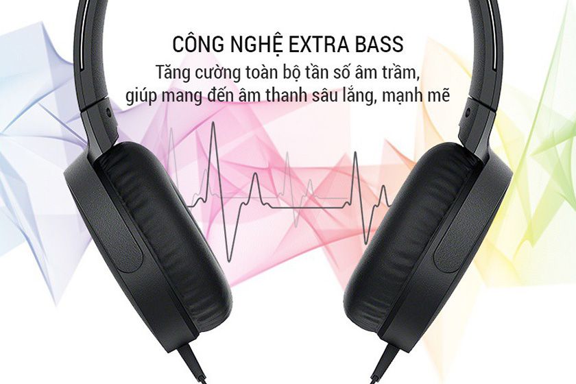 Tai nghe Sony MDR-XB550AP âm bass là yếu tố chủ đạo