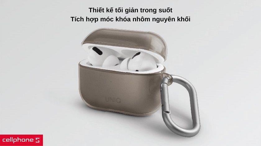 Ốp Airpods Pro UniQ Glase Hang