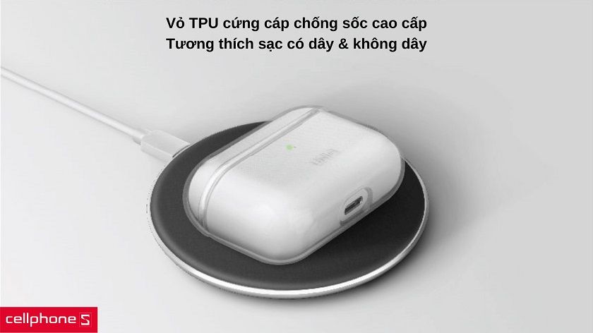 Ốp Airpods Pro UniQ Glase Hang