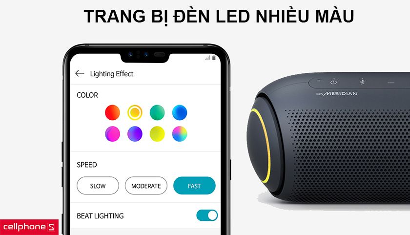 trang bị đèn led sống động