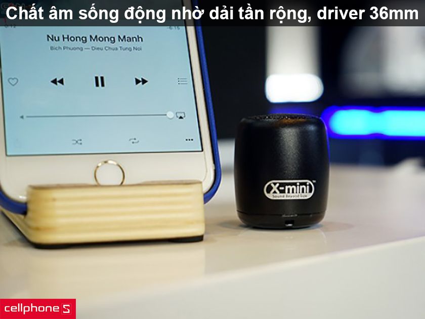 Chất âm sống động nhờ dải tần rộng, driver 36mm