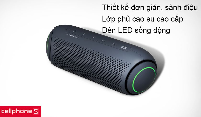 Thiết kế đơn giản, hiện đại, nhỏ gọn với đèn LED sống động