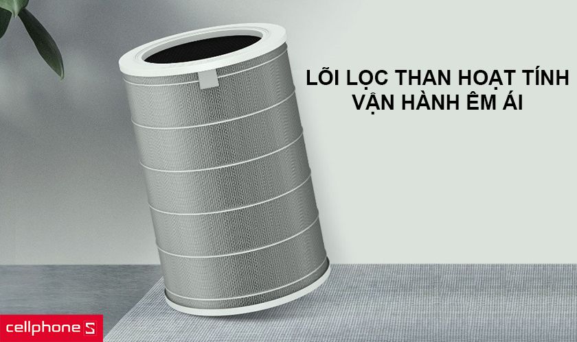 Lớp than hoạt tính hấp thụ các chất độc hại cùng khả năng vận hành yên tĩnh 30dB