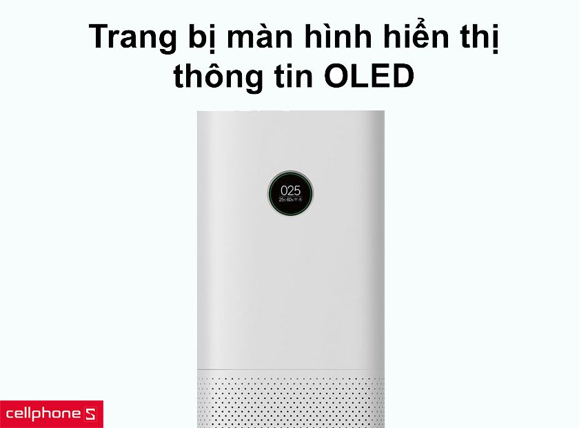 Trang bị màn hình hiển thị thông tin OLED