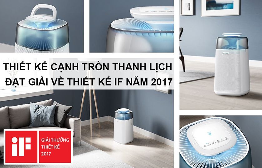 Thiết kế vô cùng thời trang và tiện lợi của sản phẩm đã được trao giải về Thiết kế IF năm 2017