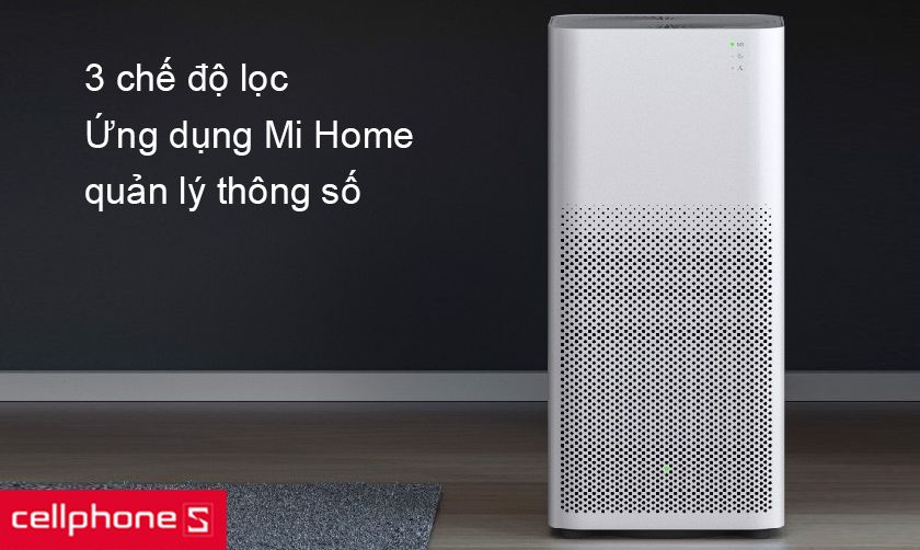 Các chế độ lọc thông minh, ứng dụng Mi Home quản lý thông số dễ dàng