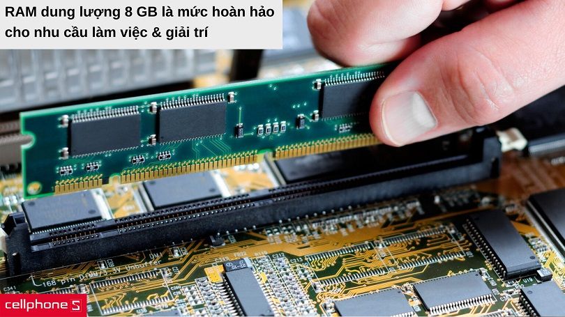 RAM 8 GB - Dung lượng mạnh mẽ cho máy tính, laptop