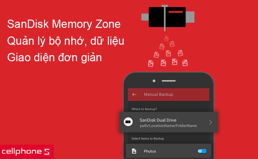 Quản lý dữ liệu hiệu quả nhờ ứng dụng SanDisk Memory Zone