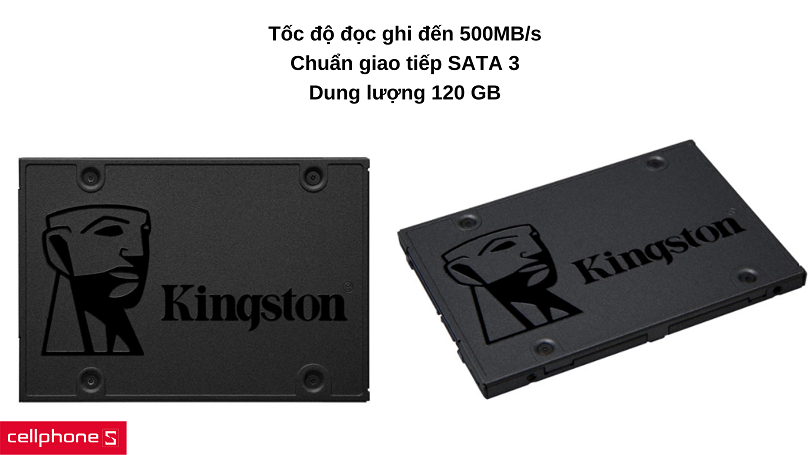 Ổ cứng SSD Kingston A400 120GB SATA3 2.5" SA400S37