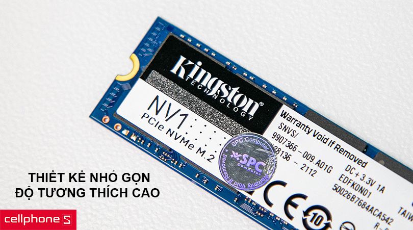 Ổ cứng SSD Kingston NV1 M.2 PCIe GEN3 x4 NVMe 500GB SNVS/500G