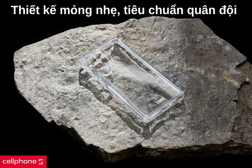 Thiết kế mỏng nhẹ, đạt chuẩn tiêu chuẩn quân đội