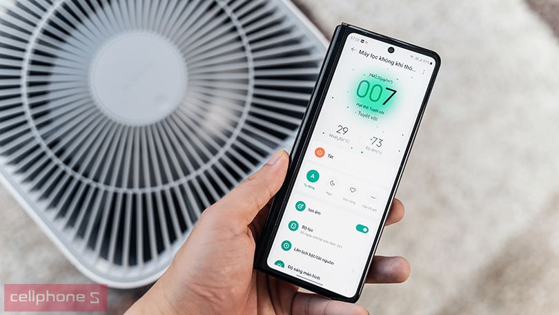 kết nối máy lọc không khí Xiaomi Air Purifier 4 Pro với điện thoại