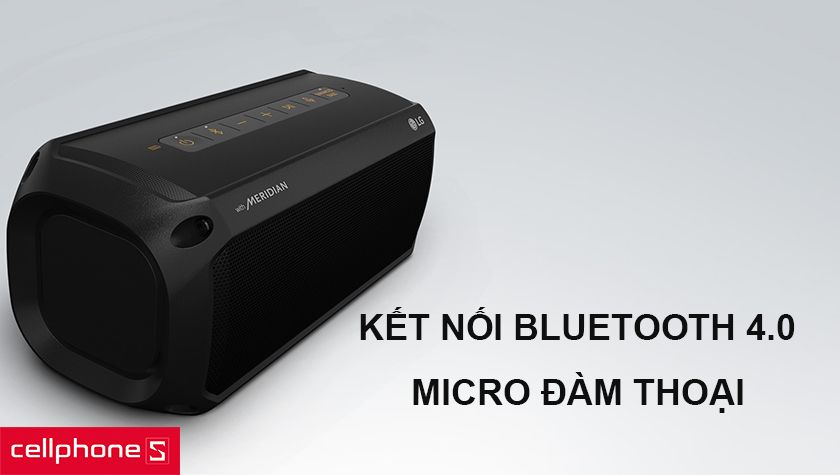 Kết nối bluetooth 4.0 lên đến 10m, trang bị Micro đàm thoại
