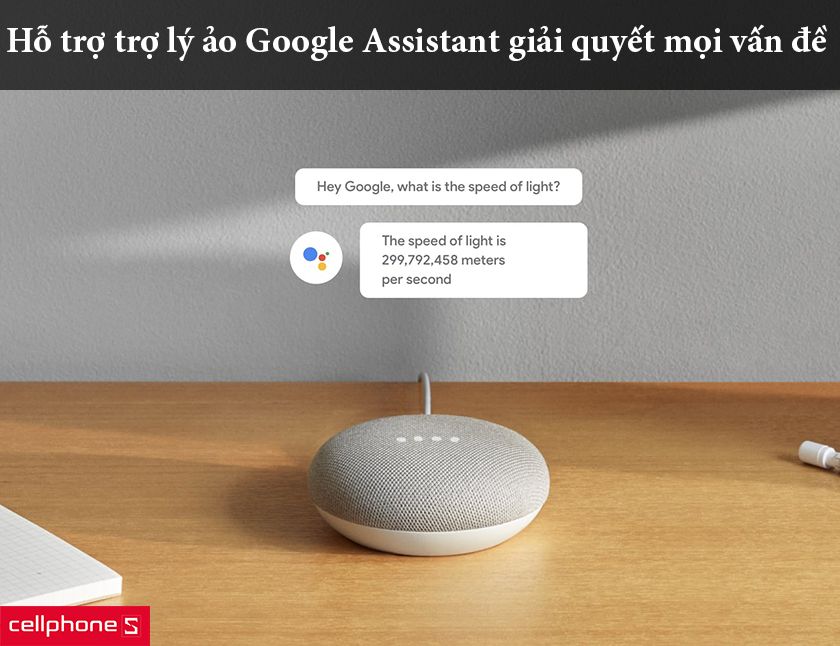 Hỗ trợ trợ lý ảo Google Assistant