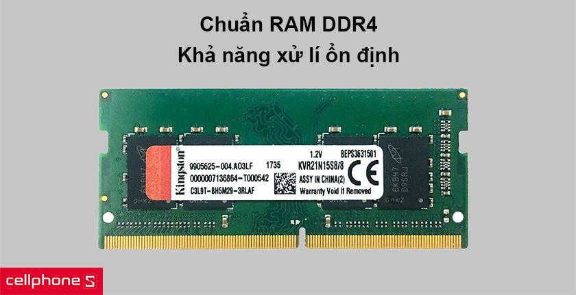 Chuẩn Ram DDR4 cho tốc độ xử lí tốt hơn cùng khả năng nâng cấp dễ dàng