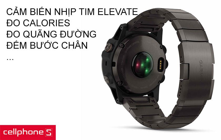 Công nghệ nhịp tim từ Elevate, theo dõi giấc ngủ, tính lượng calories, quãng đường di chuyển