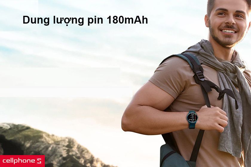 dung lượng pin 180mAh