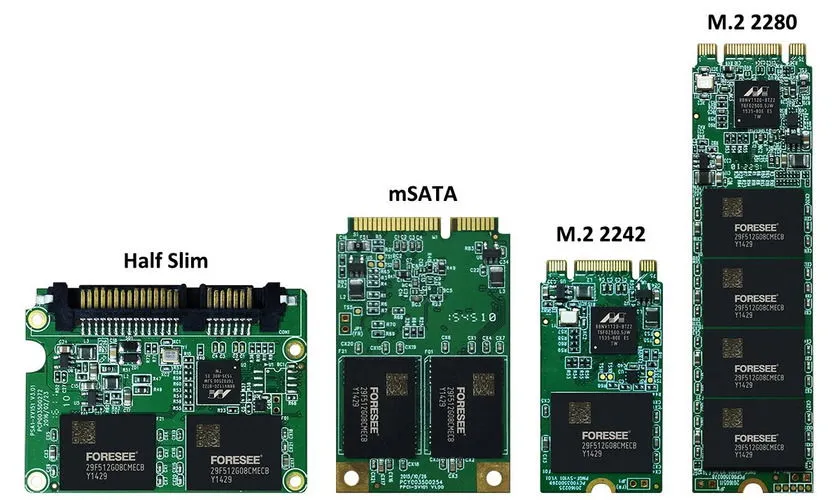 Tổng hợp các loại ổ cứng SSD laptop phổ biến