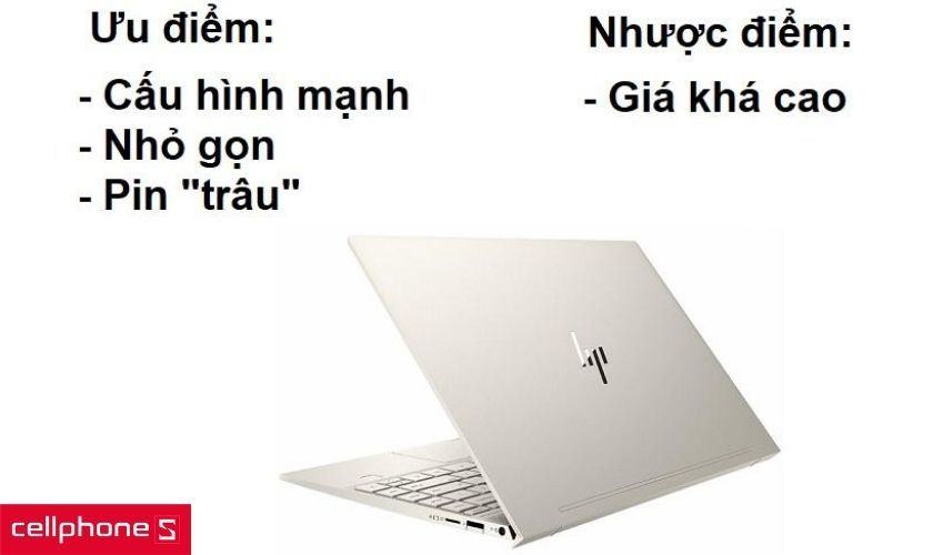 Ưu nhược điểm của laptop HP Envy