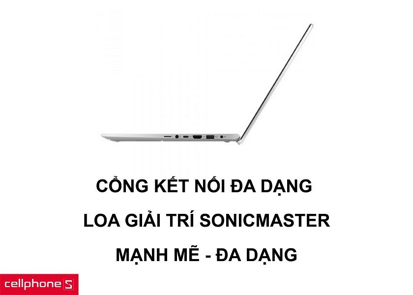 Cổng kết nối đa dạng, tiện dụng cùng công nghệ loa giải trí SonicMaster mạnh mẽ