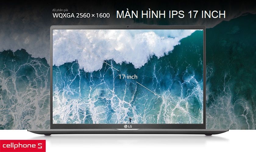 màn hình IPS 17 inch sắc nét