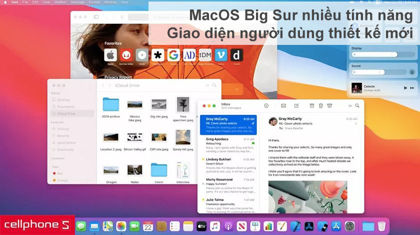 macOS Big Sur nhiều tính năng mạnh mẽ