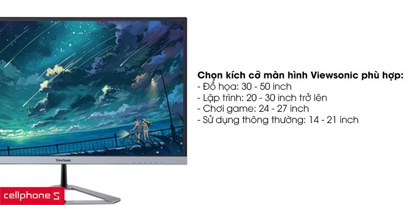 Kích cỡ màn hình