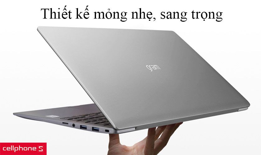 Thiết kế laptop LG Gram