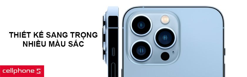 Thiết kế tương tự iPhone 12 Pro, cụm camera đổi mới và bổ sung màu sắc mới thời thượng