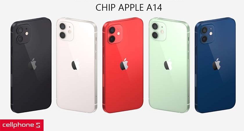 Dung lượng bộ nhớ trong lên đến 128GB và chip Apple A14 độc quyền