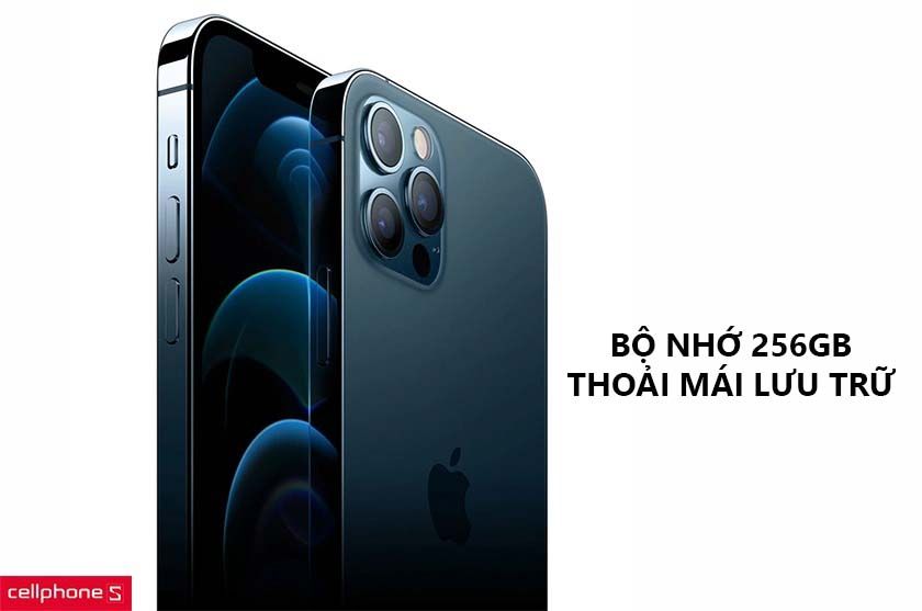 Dung lượng bộ nhớ 256GB thoải mái tải game và lưu trữ hình ảnh