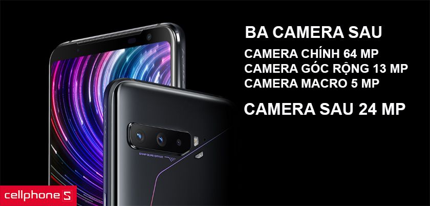 Ba camera sau 64MP - 13MP – 8MP quay video chất lượng 4K, camera selfie 24 MP