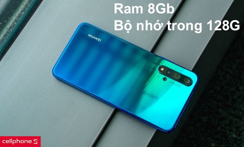 Ram 8Gb, và bộ nhớ trong 128Gb