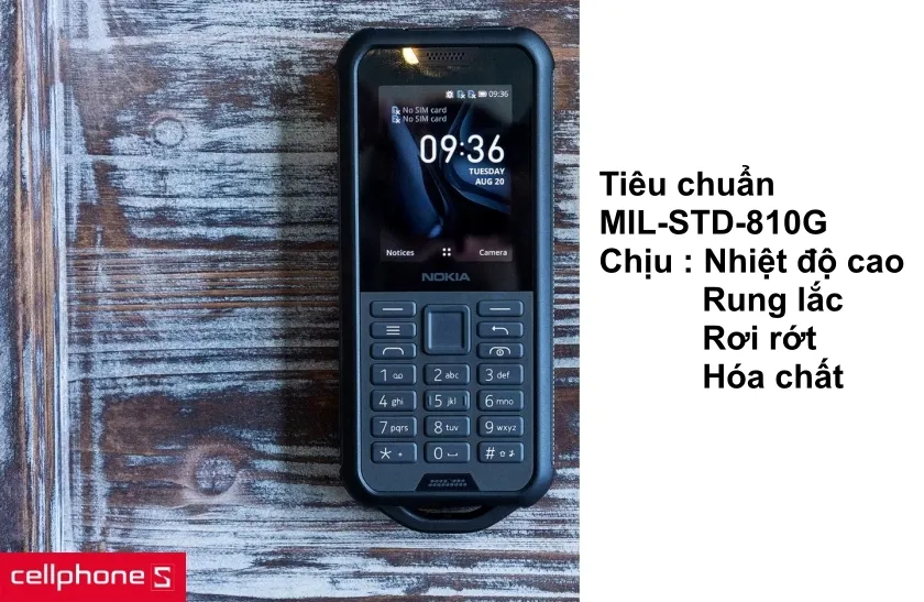 tiêu chuẩn độ bền MIL-STD-810G