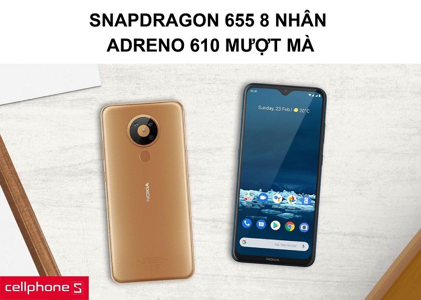 Chipset Snapdragon 665 mạnh mẽ trong tầm giá cùng GPU Adreno 610 mượt mà