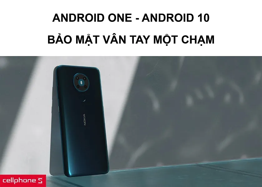 Hệ điều hành Android 10 thuần Google cùng với bảo mật vân tay một chạm