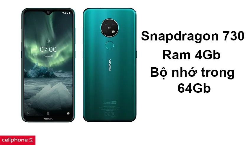 Cấu hình ổn định với chip Snapdragon 730