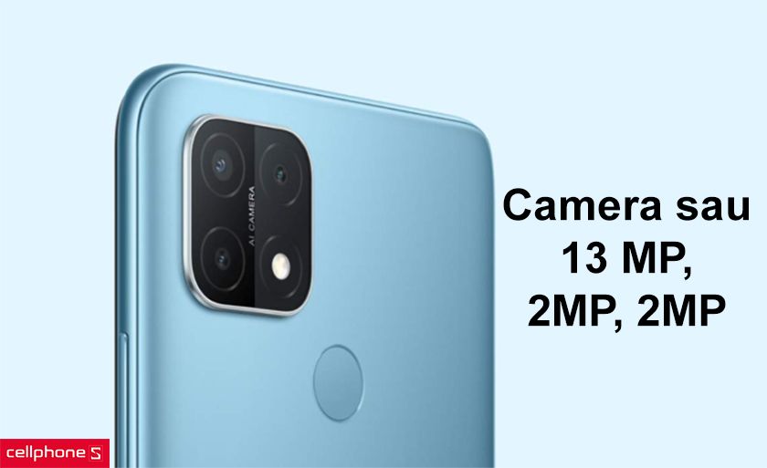 Bộ ba camera sau độ phân phải lên đến 13MP, camera trước 8MP