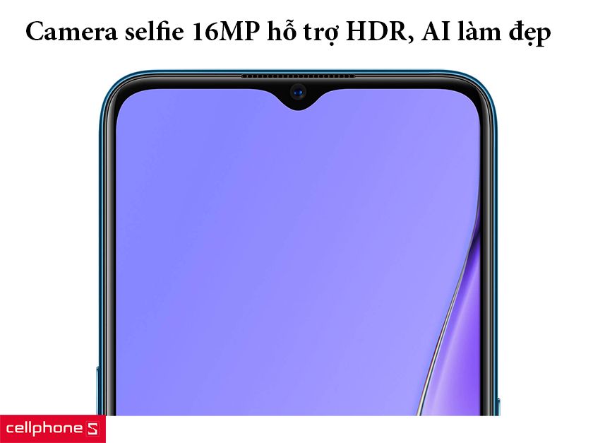 Camera selfie của máy thì vẫn được hãng giữ nguyên là 16MP