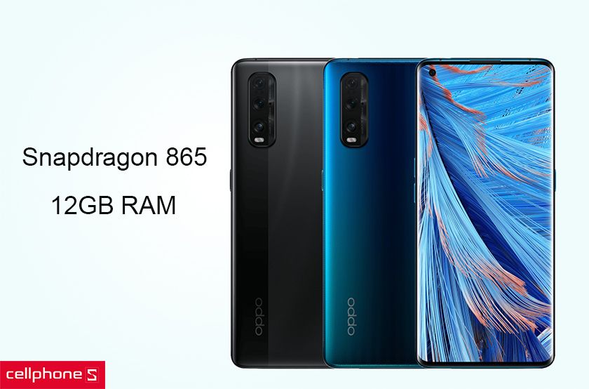 Vi xử lý Snapdragon 865, RAM 8GB, bộ nhớ 256GB