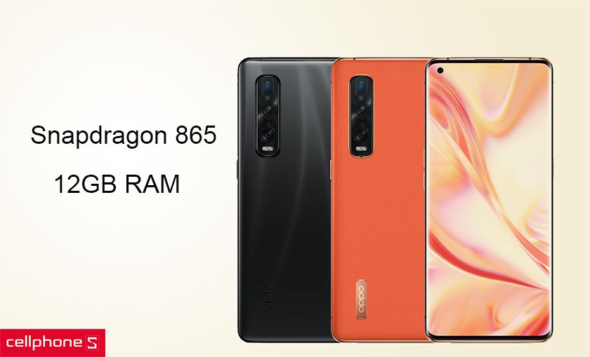 Hiệu năng tốt với chip Snapdragon 865 8 nhân 64-bit, RAM 12GB, bộ nhớ trong 256GB