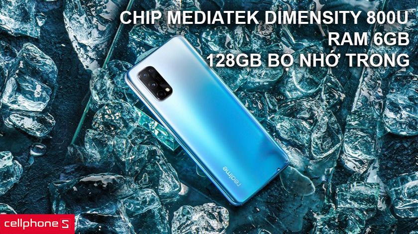 Chip MediaTek Dimensity 800U cho hiệu năng mạnh mẽ