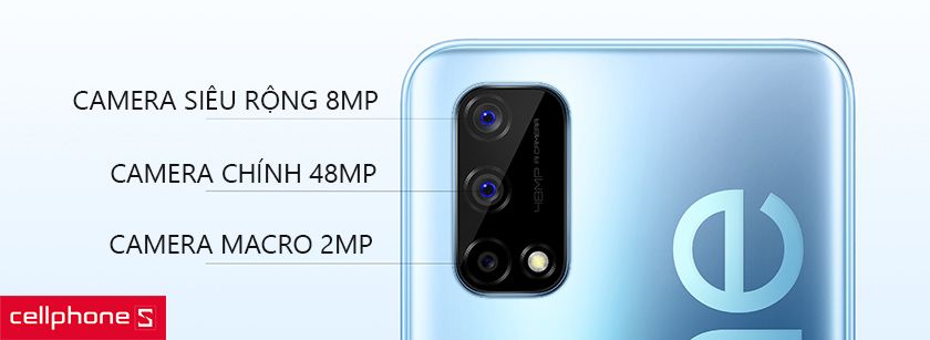 Cụm 3 camera sau cùng camera selfie 16MP