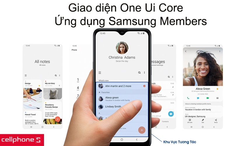 Giao diện One Ui Core và ứng dụng Samsung Members nâng cao trải nghiệm dùng