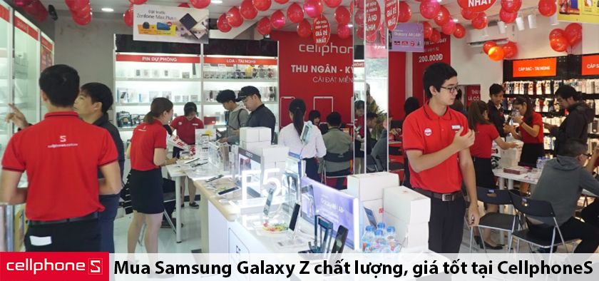 Mua Samsung Galaxy Z giá tốt, nhiều ưu đãi hấp dẫn tại CellphoneS