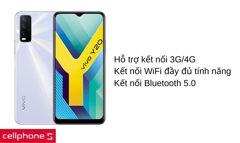 Hỗ trợ đầy đủ kết nối không dây WiFi, Bluetooth, kết nối 3G/4G tốc độ cao